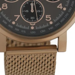 Oozoo Unisex Armbanduhr Timepieces C10702 Analog Edelstahl bronze UOC10702