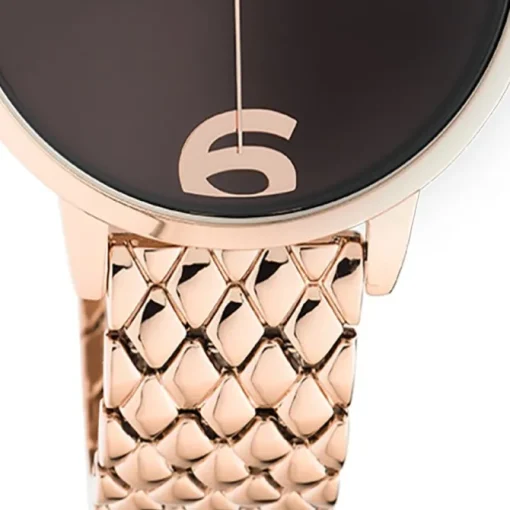 Oozoo Unisex Armbanduhr Timepieces C10924 Analog Edelstahl roségold UOC10924