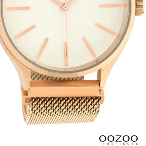Oozoo Unisex Armbanduhr Timepieces Analog Metall rosegold UOC10692
