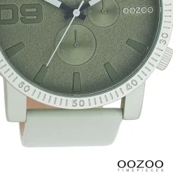 Oozoo Unisex Armbanduhr Timepieces Analog Leder grün UOC11215