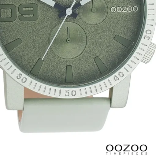 Oozoo Unisex Armbanduhr Timepieces Analog Leder grün UOC11215