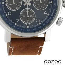 Oozoo Unisex Armbanduhr Timepieces Analog Leder braun UOC10671