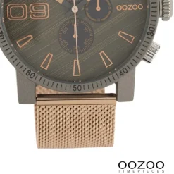 Oozoo Unisex Armbanduhr Timepieces Analog Metall rosegold UOC10685