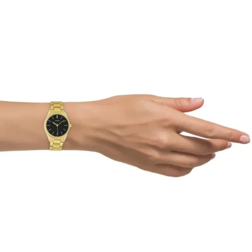 Oozoo Unisex Armbanduhr Timepieces Analog Metall gold UOC10528