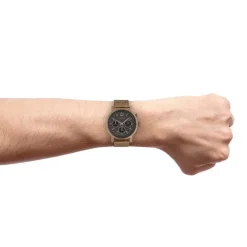 Oozoo Unisex Armbanduhr Timepieces C10702 Analog Edelstahl bronze UOC10702