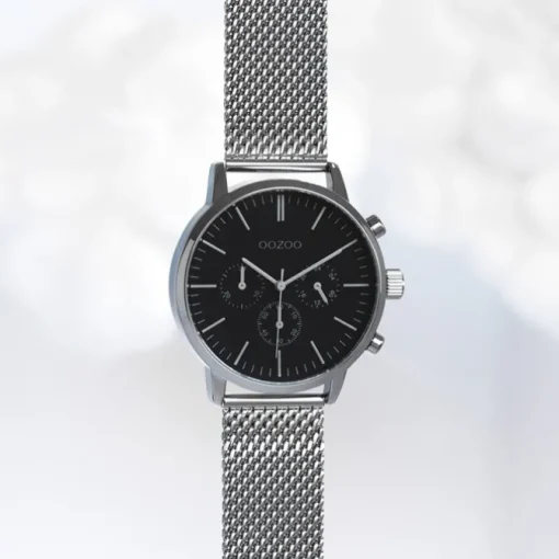 Oozoo Unisex Armbanduhr Timepieces C10913 Analog Edelstahl silber UOC10913