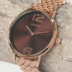 Oozoo Unisex Armbanduhr Timepieces C10924 Analog Edelstahl roségold UOC10924