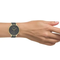 Oozoo Unisex Armbanduhr Timepieces Analog Metall schwarz UOC10554