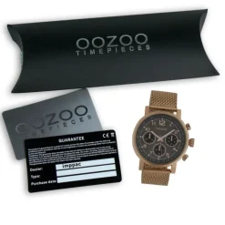 Oozoo Unisex Armbanduhr Timepieces C10702 Analog Edelstahl bronze UOC10702