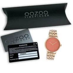 Oozoo Unisex Armbanduhr Timepieces Analog Metall rosegold UOC10559