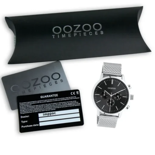 Oozoo Unisex Armbanduhr Timepieces C10913 Analog Edelstahl silber UOC10913