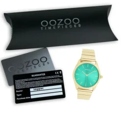 Oozoo Unisex Armbanduhr Timepieces Analog Metallband gold UOC11519