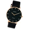 Oozoo Unisex Armbanduhr Vintage Series C20249 Analog Leder schwarz UOC20249