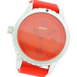 Oozoo Unisex Armbanduhr Vintage Series Analog Kautschuk orange UOC3670A