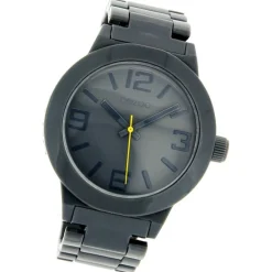 Oozoo Unisex Armbanduhr Vintage Series Analog Kunststoff dunkelgrau UOC3683A