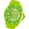 Oozoo Unisex Armbanduhr Vintage Series Analog Silikon grün UOC4167A