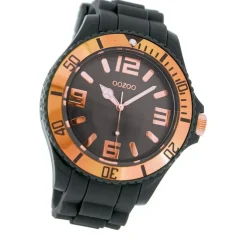 Oozoo Unisex Armbanduhr Vintage Series Analog Silikon grau UOC4284A