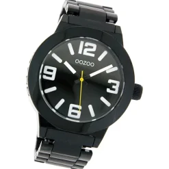 Oozoo Unisex Armbanduhr Vintage Series Analog Metall schwarz UOC3684A
