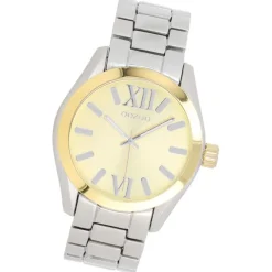 Oozoo Unisex Armbanduhr Vintage Series Analog Metall silber UOC5717A