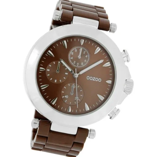 Oozoo Unisex Armbanduhr Vintage Series Analog Metall braun UOC3862A
