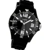 Oozoo Unisex Armbanduhr Vintage Series Analog Silikon schwarz UOC4174A