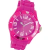 Oozoo Unisex Armbanduhr Vintage Series Analog Silikon pink UOC4177A