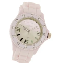 Oozoo Unisex Armbanduhr Vintage Series Analog Silikon rosa UOC4358A