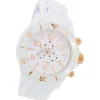 Oozoo Unisex Armbanduhr Vintage Series Analog Silikon weiß UOC4831A