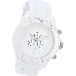 Oozoo Unisex Armbanduhr Vintage Series Analog Silikon weiß UOC4832A