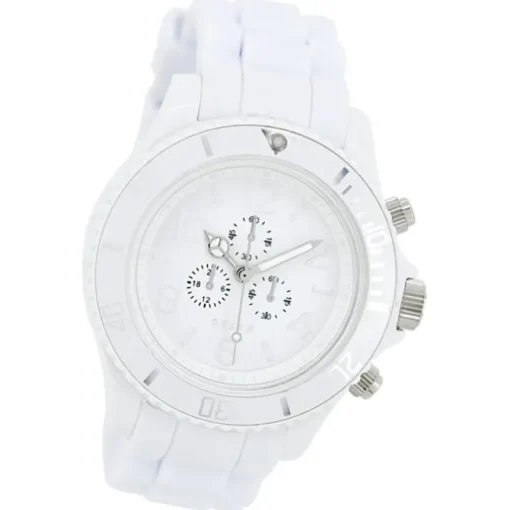 Oozoo Unisex Armbanduhr Vintage Series Analog Silikon weiß UOC4832A