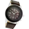 Oozoo Unisex Armbanduhr Vintage Series Analog Silikon dunkelbraun UOC5016A