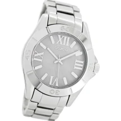 Oozoo Unisex Armbanduhr Vintage Series Analog Metall silber UOC5701A