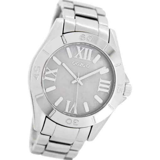 Oozoo Unisex Armbanduhr Vintage Series Analog Metall silber UOC5701A