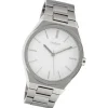 Oozoo Unisex Armbanduhr Vintage Series Analog Metall silber UOC10335