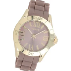 Oozoo Unisex Armbanduhr Vintage Series Analog Silikon hellbraun UOC5714A
