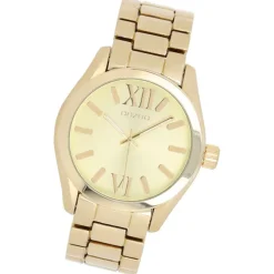 Oozoo Unisex Armbanduhr Vintage Series Analog Metall gold UOC5718A