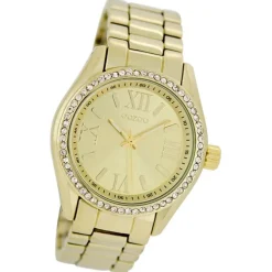 Oozoo Unisex Armbanduhr Vintage Series Analog Metall gold UOC5727A