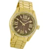 Oozoo Unisex Armbanduhr Vintage Series Analog Metall gold UOC5728A