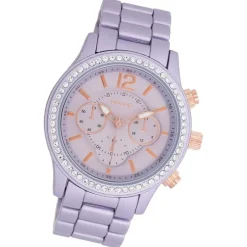 Oozoo Unisex Armbanduhr Vintage Series Analog Metall pastell lila UOC5767A