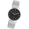 Oozoo Unisex Armbanduhr Vintage Series Analog Metall silber UOC20346