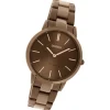Oozoo Unisex Armbanduhr Vintage Series Analog Metall braun UOC20109