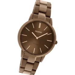 Oozoo Unisex Armbanduhr Vintage Series Analog Metall braun UOC20109