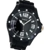 Oozoo Unisex Armbanduhr Vintage Series Analog Silikon schwarz UOC4340A