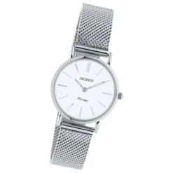 Oozoo Unisex Armbanduhr Vintage Series C20230 Analog Edelstahl silber UOC20230