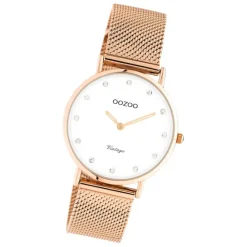 Oozoo Unisex Armbanduhr Vintage Series C20243 Analog Edelstahl roségold UOC20243