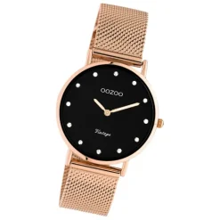 Oozoo Unisex Armbanduhr Vintage Series C20244 Analog Edelstahl roségold UOC20244