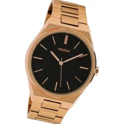 Oozoo Unisex Armbanduhr Vintage Series Analog Metall rosegold UOC10338