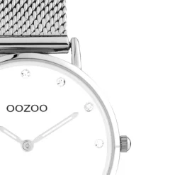 Oozoo Unisex Armbanduhr Vintage Series C20240 Analog Edelstahl silber UOC20240