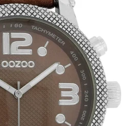 Oozoo Unisex Armbanduhr Vintage Series Analog Leder braun UOC3132A