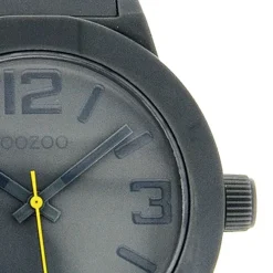 Oozoo Unisex Armbanduhr Vintage Series Analog Kunststoff dunkelgrau UOC3683A